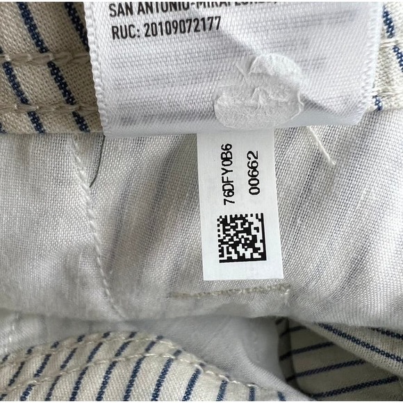 American Eagle Railroad Striped Shorts Size 6 - Picture 11 of 11